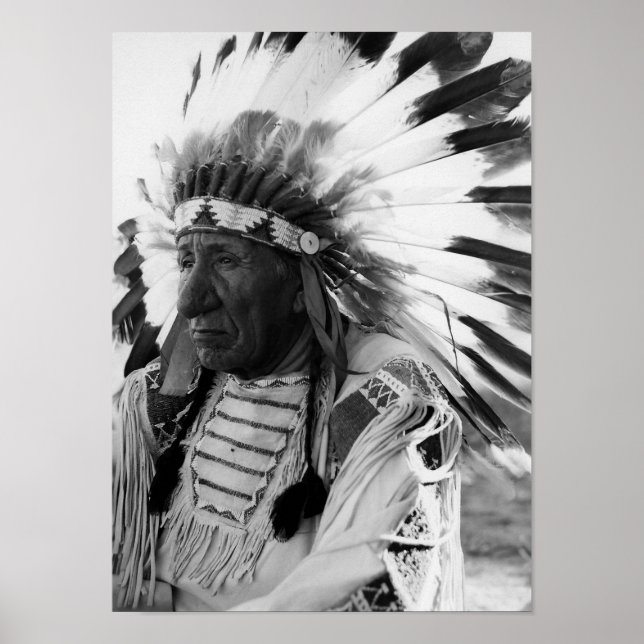 Poster Chef Red Cloud (Devant)