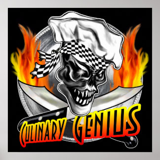 Poster Chef Skull 5