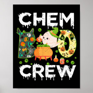 Poster Chem Boo Crew Halloween Chemist Match