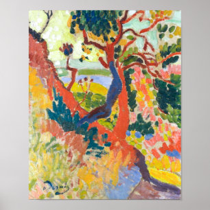 Poster Chemin d'accès coulé, L'Estaque   Andre Derain  