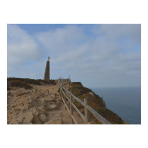 Poster Chemin dans la brume. Cap Roca