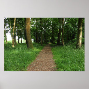 Poster Chemin dans les Bois, Bute Park, Cardiff