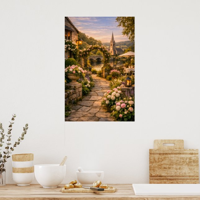 Poster Chemin de Campagne (Cuisine)