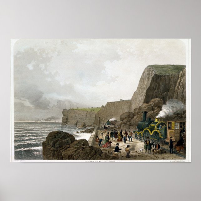 Poster Chemin de fer Devon Sud (Devant)