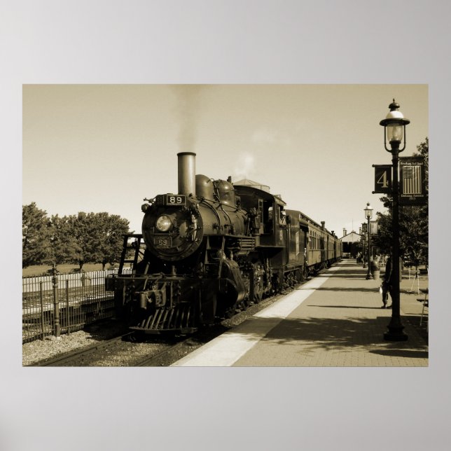 Poster Chemin de fer historique (Devant)