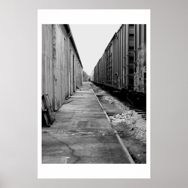 Poster Chemin de fer PCEC (Devant)