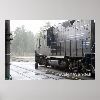 Poster Chemin de fer Pittoresque Adirondack, Gare de Then