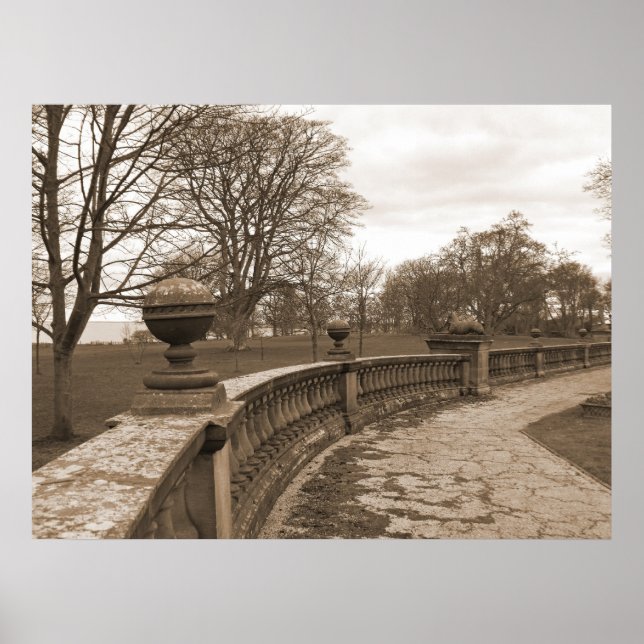 Poster Chemin de promenade romantique (Devant)