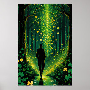 Poster Chemin du Shamrock magique