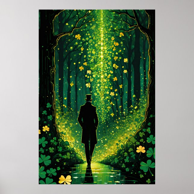 Poster Chemin du Shamrock magique (Devant)