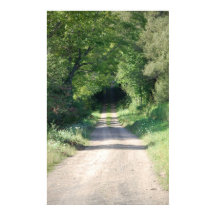 Chemin forestier ou chemin de terre côté campagne