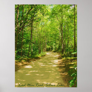 Poster Chemin minier