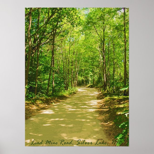 Poster Chemin minier (Devant)