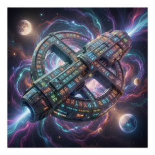 Poster Chemin Stellaire – Voyage à travers l'univers´8