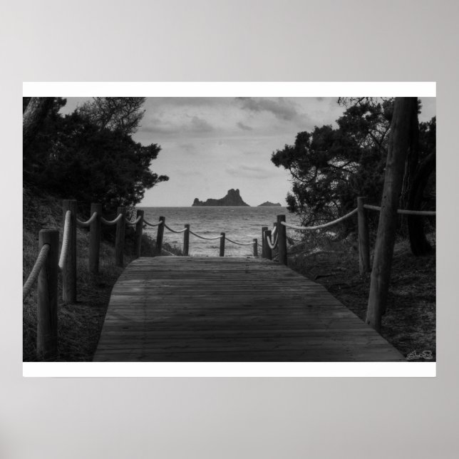 Poster Chemin vers l'île aux chèvres (Devant)