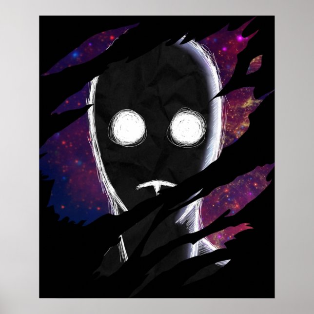 Poster Chemise antispirale inspirée (Devant)