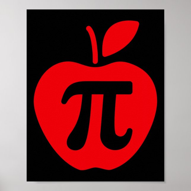 Poster Chemise Apple Pi Day (Devant)