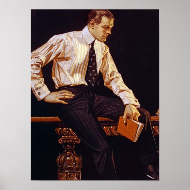 Poster Chemise Arrow Collars, 1914 par J. C. Leyendecker (Devant)