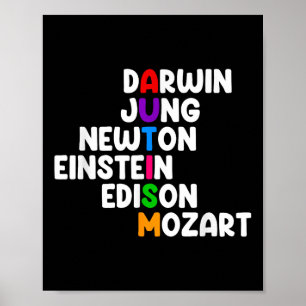 Poster Chemise Autiste Pour Enfants - Darwin Jung Newton