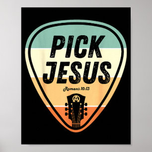 Poster Chemise Ck Jésus Drôle Musique Chrétienne Guitare