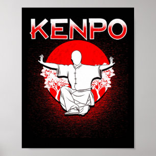 Poster Chemise d'arts martiaux Kenpo T Shirt Kenpo Karate