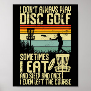 Poster Chemise De Golf Disque Pour Homme Papa Disc Lecteu