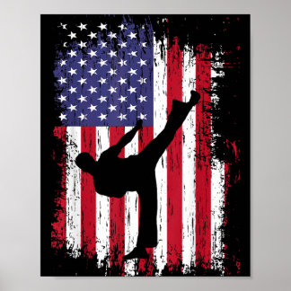 Poster Chemise de karaté - Taekwondo drôle