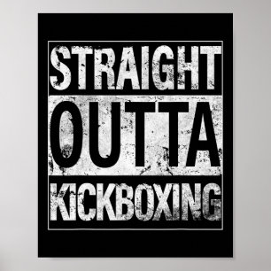 Poster Chemise de kickboxing tout droit sortie du T-Shirt