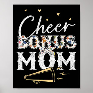 Poster Chemise de maman bonus de cheerleader Léopard Chee