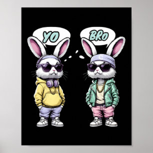 Poster Chemise de Pâques 2025 Yo Bro Citation Drôle Hip H