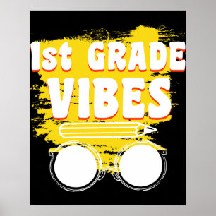 Poster Chemise de retour à l'école ambiance 1re année Pre