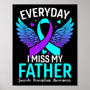 Poster Chemise de sensibilisation au suicide Père Prévent