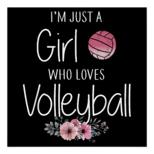 Poster Chemise De Volley Pour Filles Ados Mignonnes