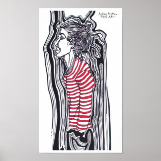 Poster Chemise dénudée