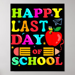 Poster Chemise dernier jour d'école pour les enseignants 