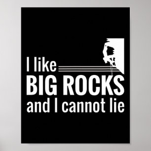 Poster Chemise d'escalade cadeau pour grimpeur, j'aime 