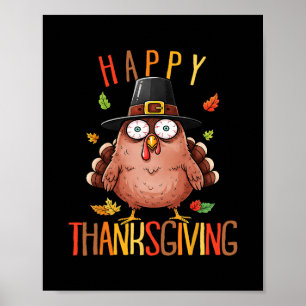 Poster Chemise drôle de Thanksgiving Chemise drôle de Din
