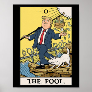 Poster Chemise drôle Trump le fou carte de tarot drôle An