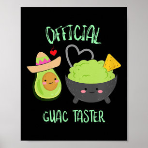 Poster Chemise Guac Officielle Guacamole Taster Cinco De 