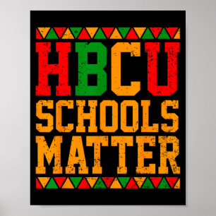Poster Chemise Hbcu École Chose Historiquement Noire