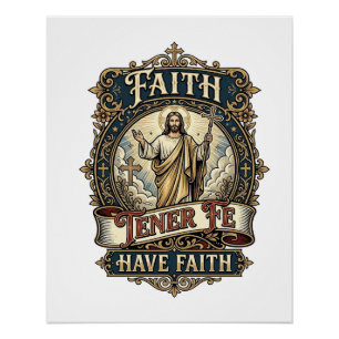 Poster Chemise Jésus Familles Bilingues Multiculturelles