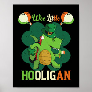 Poster Chemise Jour de la Saint Patrick Wee Little Hoolig