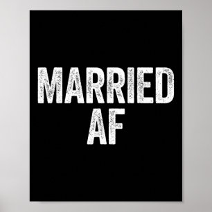 Poster Chemise Mariage Mariée