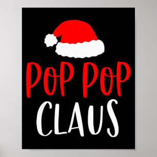 Poster Chemise P P Claus Drôle de Pyjama de Noël Pjs Gran