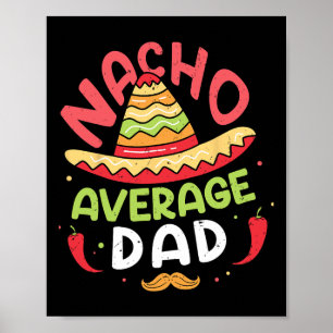 Poster Chemise Papa Moyen Cinco De Mayo Fête Des Pères Me