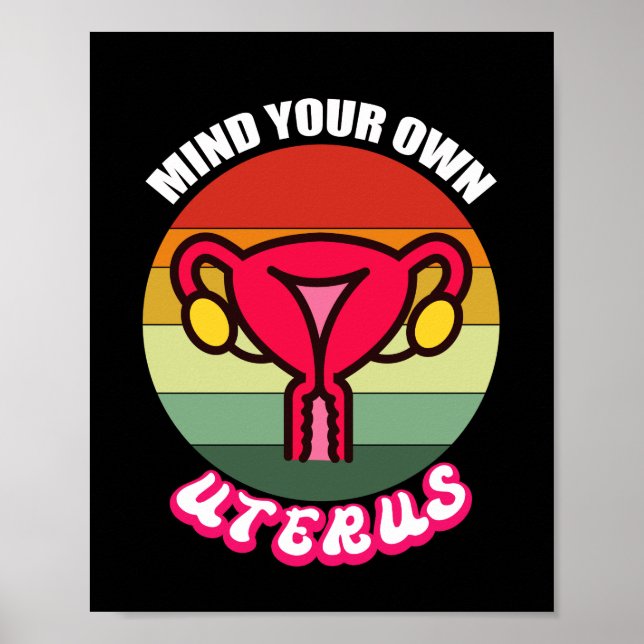 Poster Chemise Pro Choise Droits Reproductifs (Devant)