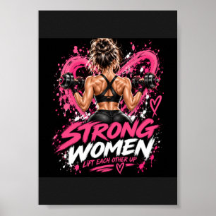 Poster Chemise T-Shi artistique pour femmes avec une fill