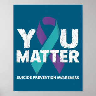 Poster Chemises de Prévention des Suicides Sensibilisatio