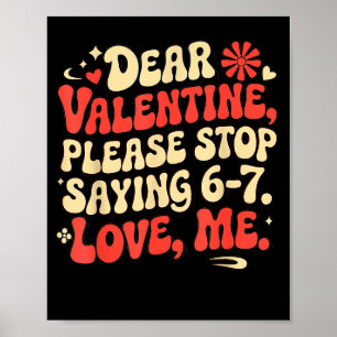 Poster Chemises drôles de la Saint-Valentin S'il vous pla