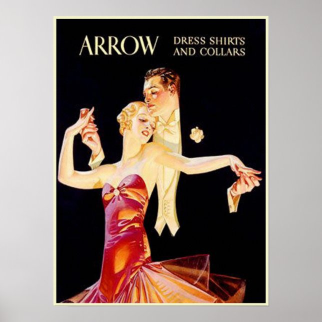 Poster Chemises fléchées (Devant)